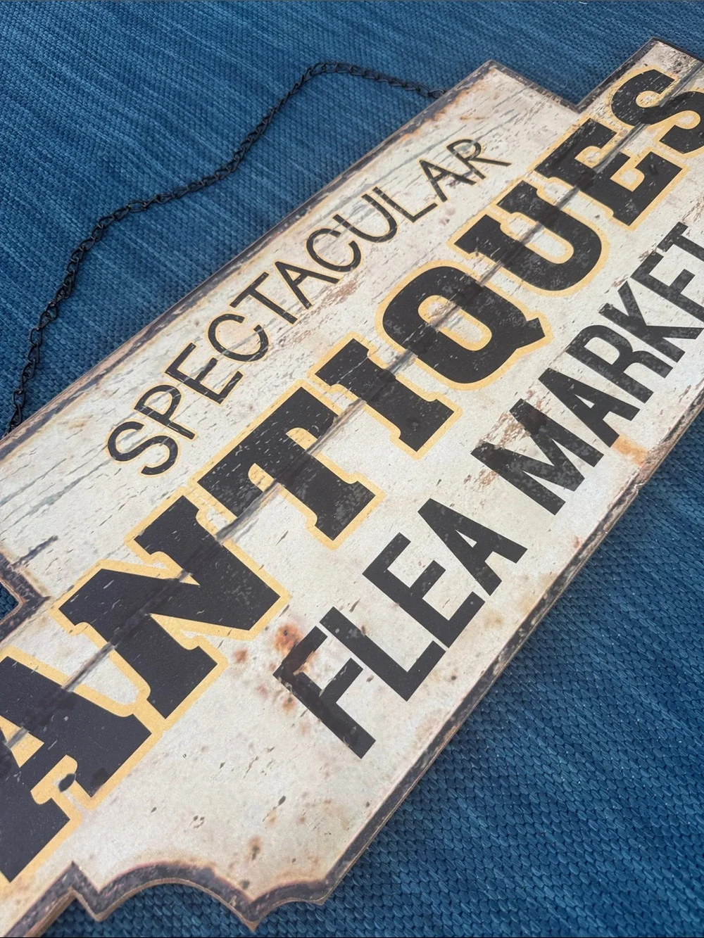 Antiques Flea Market Wall Sign
